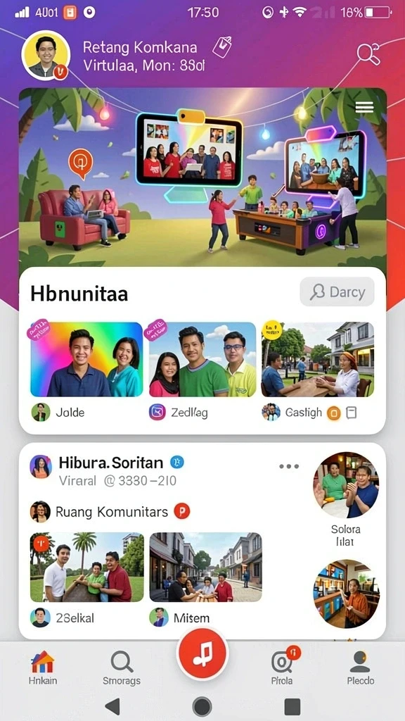 c8vip - Tampilan antarmuka yang menarik dan user-friendly.