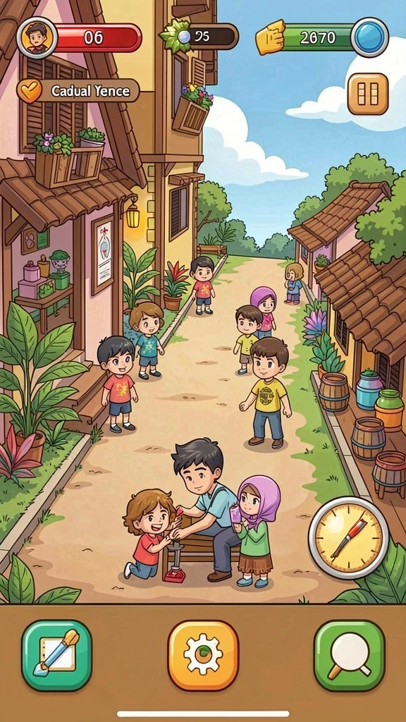 hokihebat - Tantangan seru di setiap level permainan.