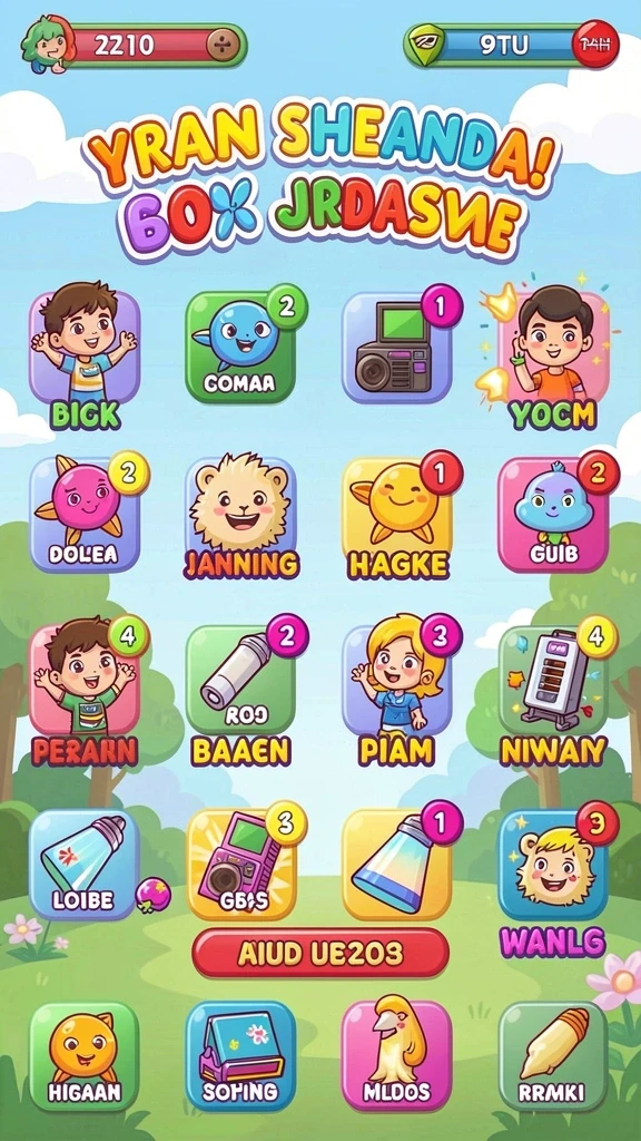 juragan404 - Tangkapan layar menampilkan desain level yang kreatif dan menarik.