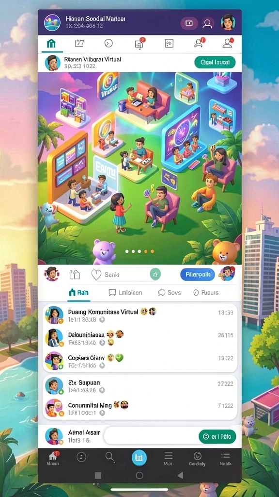 rvip3 - Screenshot menunjukkan karakter utama dalam aksi pertempuran.